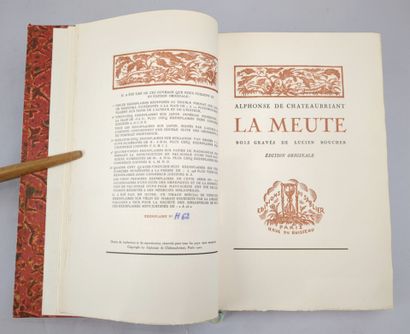 CHATEAUBRIANT (Alphonse de). La Meute. Paris,...