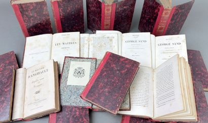 SAND (George). Oeuvres diverses. 19 volumes...