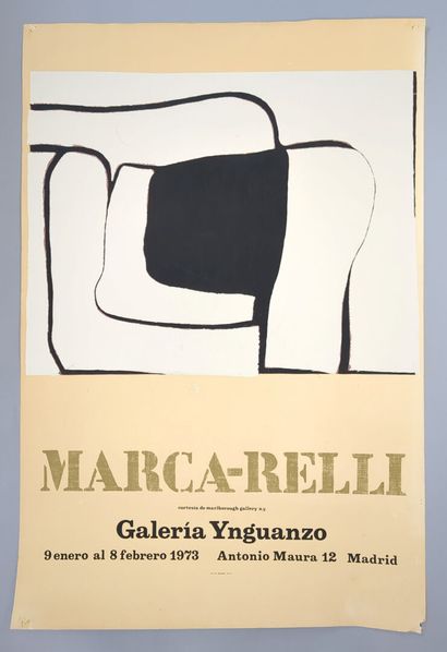 Conrad MARCA-RELLI (1913-2000). Affiche lithographiée...