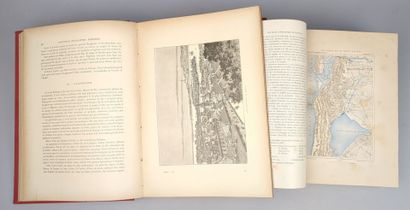 [Géographie] Réunion de 2 volumes in-4 bien...