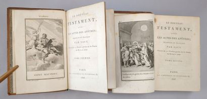 [Bible] LE NOUVEAU TESTAMENT, avec les Actes...