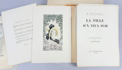 BALZAC (Honoré de). La Fille aux yeux d'or....