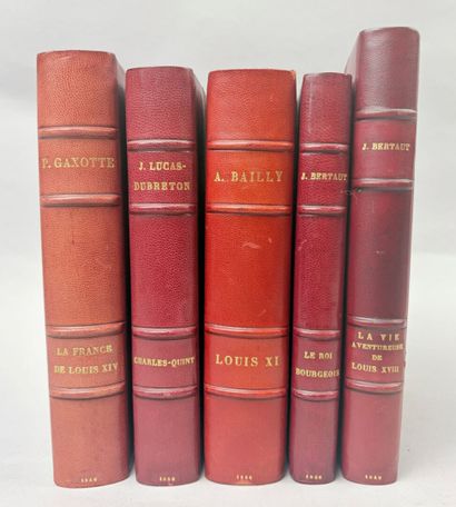 [Histoire] [Biographies] Réunion de 5 volumes...