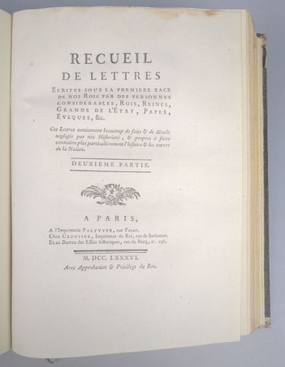 SAUVIGNY (Edme-Louis Billardon de). Recueil...