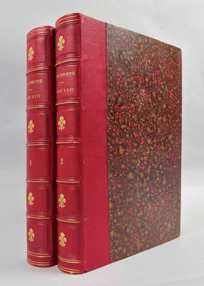 BEAUCHESNE (Alcide de). Louis XVII. Sa vie,...