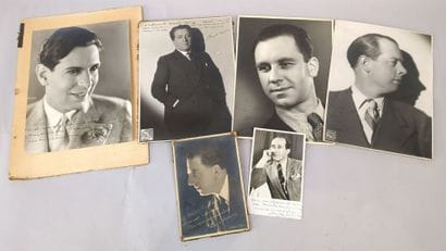 Lot de 6 photographies au gélatino-bromure...
