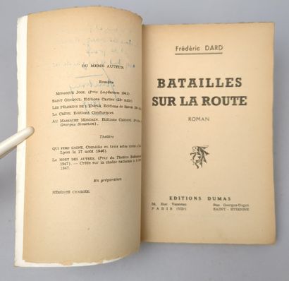 DARD (Frédéric). Batailles sur la route....