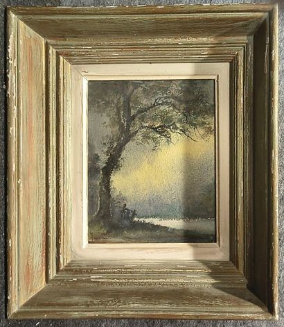 Roland PANNETIER (1918-2001),
Paysage en...