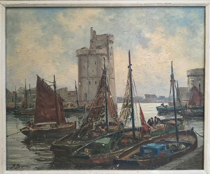 Albert BERN (1898-1973)
Vue du port de La...