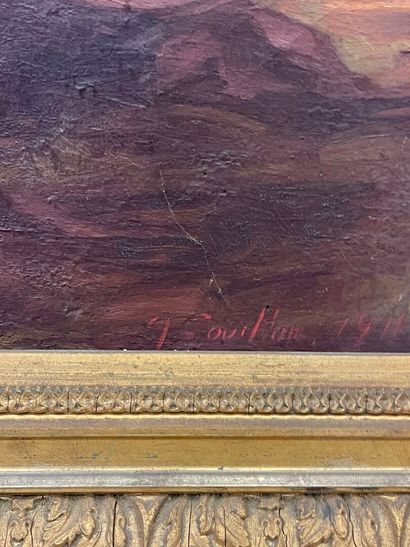 GOUILLON
Vue de montagne
huile sur toile,...