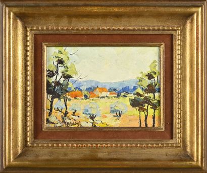 José LLORENS
Paysage
huile sur toile, signée...
