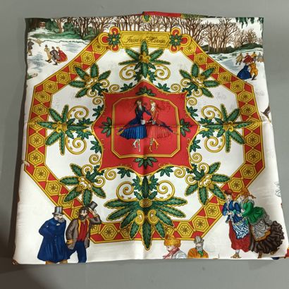 HERMES,
Les Joies de l'Hiver,
Carré de soie,
Avec...