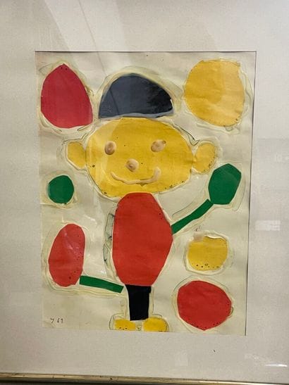 Bonhomme
Technique mixte
35 x 26 cm
