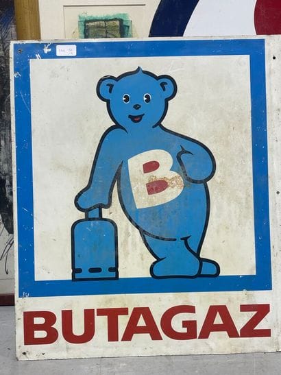 BUTAGAZ
Plaque publicitaire double face
61...