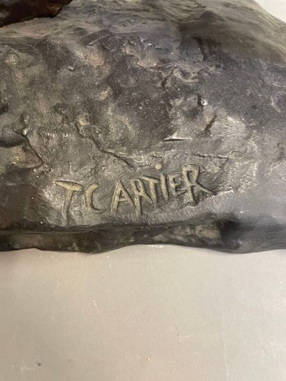 Thomas François CARTIER (1879-1936), d'après.
Lion...