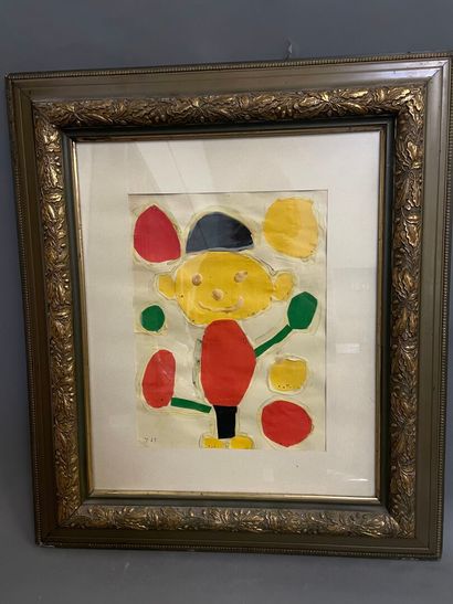 Bonhomme
Technique mixte
35 x 26 cm