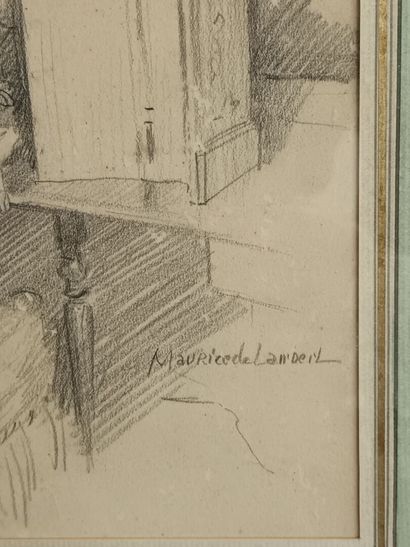 Maurice de LAMBERT (1873 -1952),
Jeune garçon...