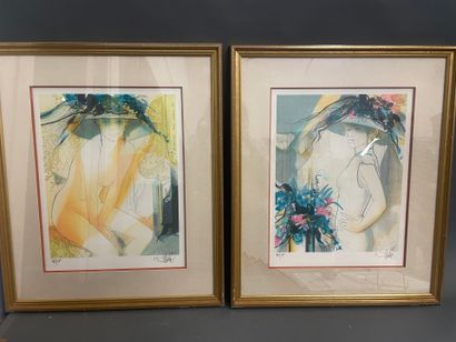 VALADIE
femme au chapeau
Deux Lithographies...