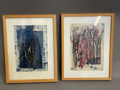 Christian COMELLI
Diptyque
Rouge et bleu
Huile...