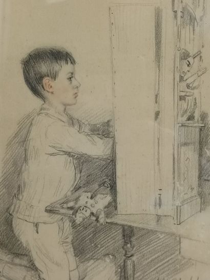 Maurice de LAMBERT (1873 -1952),
Jeune garçon...