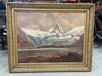 GOUILLON
Vue de montagne
huile sur toile,...