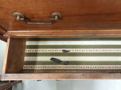 Commode scribane époque Louis XVI en bois...