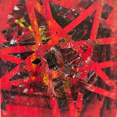 APERATO (1989)
Composition abstraite, 
Huile...
