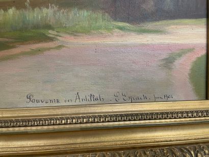 ESPACH
Les Ardillats
huile sur toile, signée...