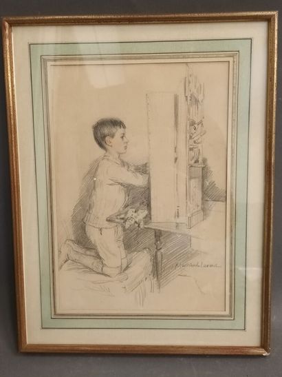 Maurice de LAMBERT (1873 -1952),
Jeune garçon...