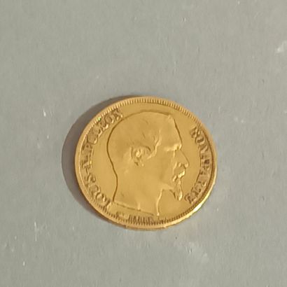 Pièce de 20 francs or, Napoléon III tête...