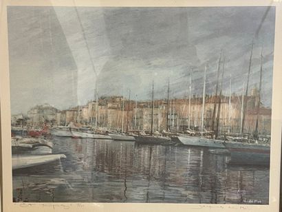Jacques de MOL
Le port de Saint Tropez
Lithographie
33...