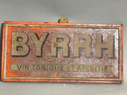 plaques en tole Byrrh
23 x 46 cm
Rouilles,...