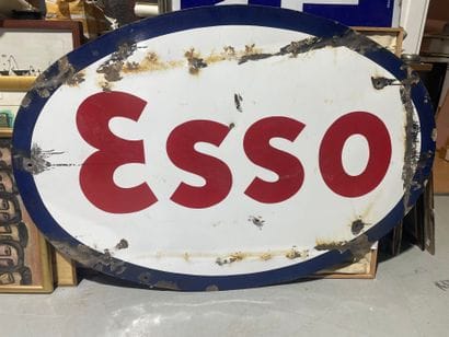ESSO
PLAQUE émaillée 
150 X 99 CM