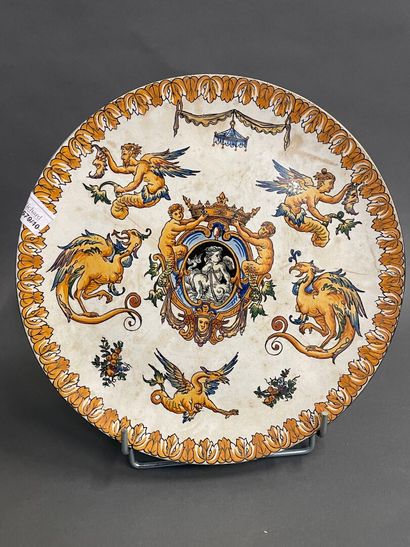 GIEN plat à tarte modèle grotesque
D : 30...