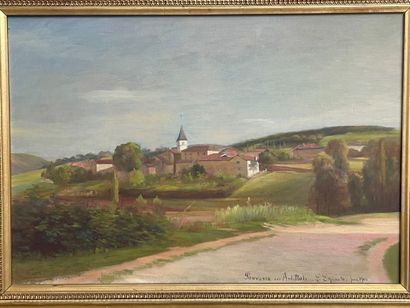 ESPACH
Les Ardillats
huile sur toile, signée...