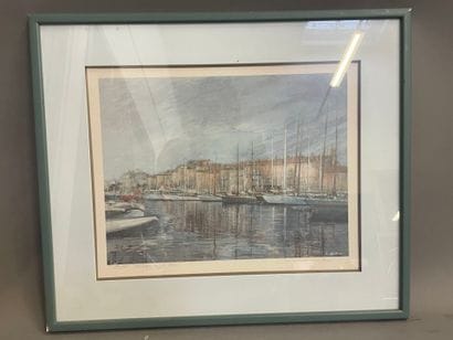 Jacques de MOL
Le port de Saint Tropez
Lithographie
33...