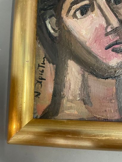 Visages
Huile sur toiel signée
24 x 53 c...