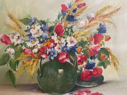 D WINANDY
Bouquet de fleurs des champs et...