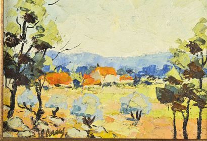 José LLORENS
Paysage
huile sur toile, signée...