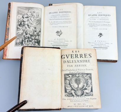 BATTEUX (Abbé). Les quatre poëtiques d'Aristote,...