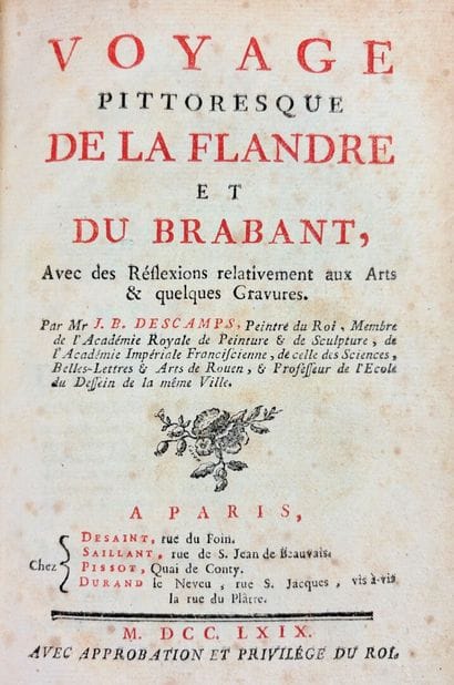 DESCAMPS (Jean-Baptiste). Voyage pittoresque...