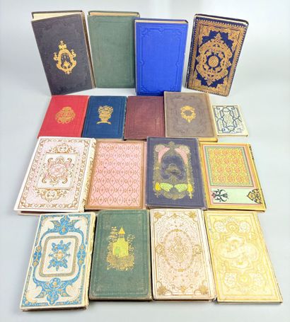 [Cartonnages romantiques] Réunion de 17 volumes...