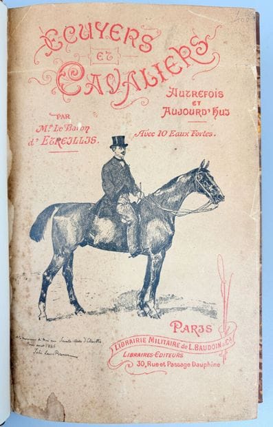 ÉTREILLIS (Baron d'). Écuyers et cavaliers....