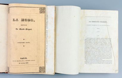 LA MODE. Revue du monde élégant. Paris, 1833...