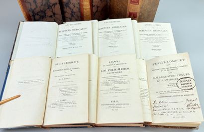 Recueil factice de 5 textes médicaux reliés...