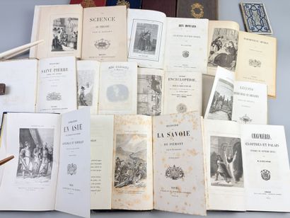 [Cartonnages romantiques] Réunion de 17 volumes...