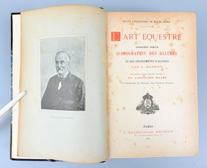 BARROIL (Etienne). L'art équestre. Dressage...