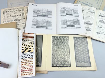 Réunion de catalogues publicitaires de la...