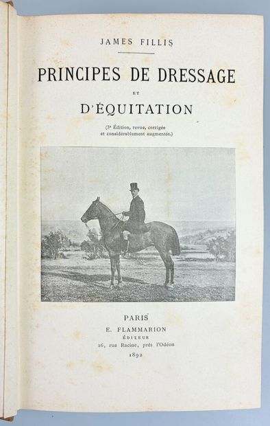[Équitation] FILLIS (James). Principes de...