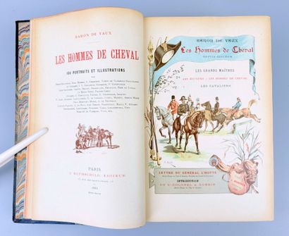 VAUX (Baron de). Les hommes de cheval depuis...